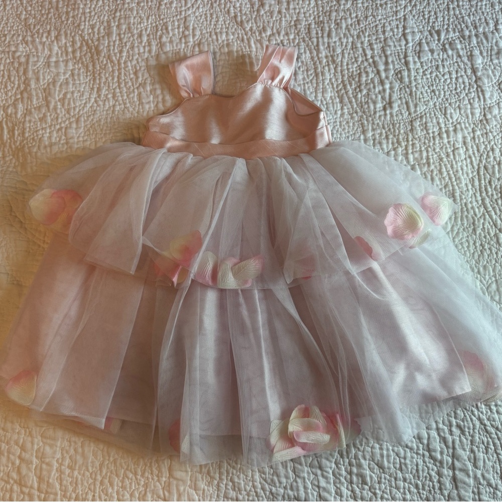 Pippa & Julie Tiered Petal & Tulle Party Dress